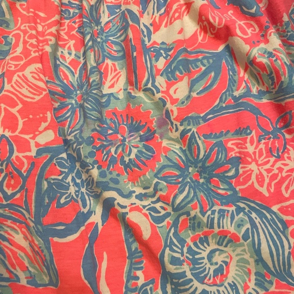 BNWOT Pink and Blue Lilly Pulitzer Strapless Dress - Picture 2 of 3